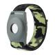 Nylon Loop AirTag armband för barn och vuxna - 13-22cm - Grön camo