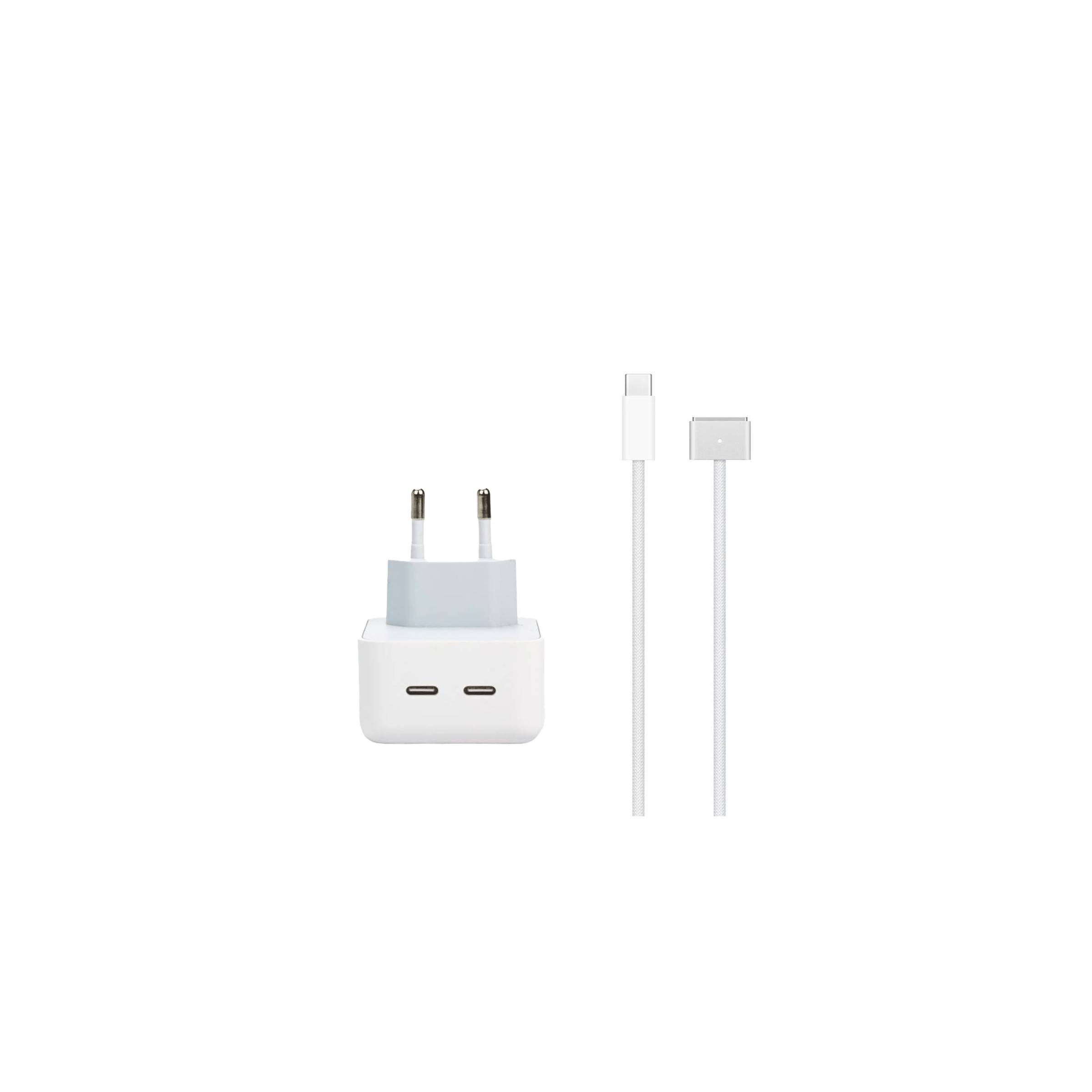 35w Laddare Med Usb C Till Magsafe 3 Pd 100w Kabel 2m