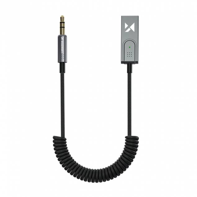 Wozinsky Bluetooth 5.3 ljudadapter för AUX mini jack kontakt i bil mm.