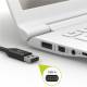 GooBay USB-C till USB 2.0 kabel - 2 meter - Vit