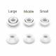 3 par silikonöronproppar till AirPods Pro / Pro 2 - Vit
