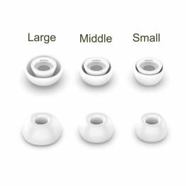 3 par silikonöronproppar till AirPods Pro / Pro 2 - Vit