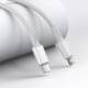 Baseus USB-C till Lightning kabel - 1m - Vit