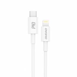 Dudao USB-C till Lightning kabel - 1m - Vit