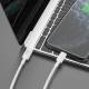 Dudao USB-C till Lightning kabel - 1m - Vit
