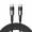 Tech-Protect UltraBoost Evo vävt USB-C kabel 100W PD laddningskabel - Svart - 3m