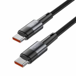  Tech-Protect UltraBoost Evo vävt USB-C kabel 100W PD laddningskabel - Svart - 3m