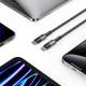 Tech-Protect UltraBoost Evo vävt USB-C kabel 100W PD laddningskabel - Svart - 3m