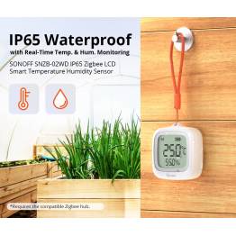  Sonoff Zigbee LCD temperatur- och fuktighetssensor (SNZB-02D)