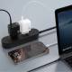 Dudao 65W GaN 4-port PD laddare - 2x USB-C / 2x USB - Vit