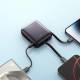 Joyroom powerbank med Lightning och USB-C kablar - 10.000mAh - 30W PD - Svart