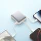 Joyroom mini powerbank med USB-C og Lightningkabel - 10.000mAh - 22.5W PD - Hvid