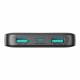 Joyroom powerbank med 2x USB-A & 1x USB-C - 10.000mAh - QC PD - Svart