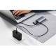 Baseus USB-C 6-i-1 hub: 2xUSB, 2xUSB-C 100W PD, HDMI och RJ45 och On/Off knapp för skärm