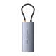 Baseus USB-C 6-i-1 hub: 2xUSB, 2xUSB-C 100W PD, HDMI och RJ45 och On/Off knapp för skärm