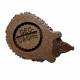 Pinnsvin geocache beholder med plads til logrulle - 10cm - 3D printet