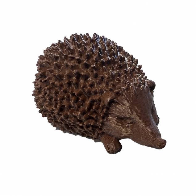 Pinnsvin geocache beholder med plads til logrulle - 10cm - 3D printet Pinnsvin geocache beholder med plads til logrulle - 10cm - 3D printet