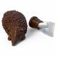 Pinnsvin geocache beholder med plads til logrulle - 10cm - 3D printet