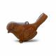 Fågel geocache behållare med rum för bison - 11cm - 3D printad - Brun