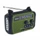 Trevi Explorer nödradio med vev, Bluetooth, lampa och powerbank - Grön