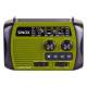 Trevi Explorer nödradio med vev, Bluetooth, lampa och powerbank - Grön