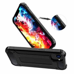  Extra skyddande iPhone 16e Hybrid Armor fodral - Svart