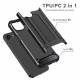 Extra skyddande iPhone 16e Hybrid Armor fodral - Svart