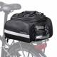 Cykelväska för bagagebärare med sidofack, regnskydd och bärrem - 27l