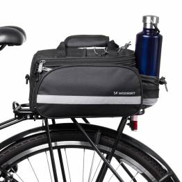  Cykelväska för bagagebärare med sidofack, regnskydd och bärrem - 27l