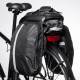 Cykelväska för bagagebärare med sidofack, regnskydd och bärrem - 27l