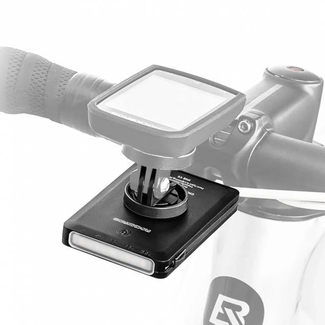 2-i-1 cykellygte och powerbank m 2-i-1 kabel och Garmin mount - 5000mAh - 150lm 2-i-1 cykellygte och powerbank m 2-i-1 kabel och Garmin mount - 5000mAh - 150lm
