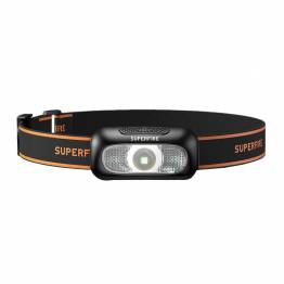 Superfire HL05-D uppladdningsbar och vattentät pannlampa - 110lm