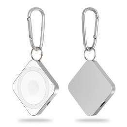  Pocket-size 3-i-1 Qi trådlös laddare - silver