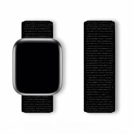 Sport nylon Loop rem till Apple Watch Ultra samt Watch 44/45/46/49mm - Svart