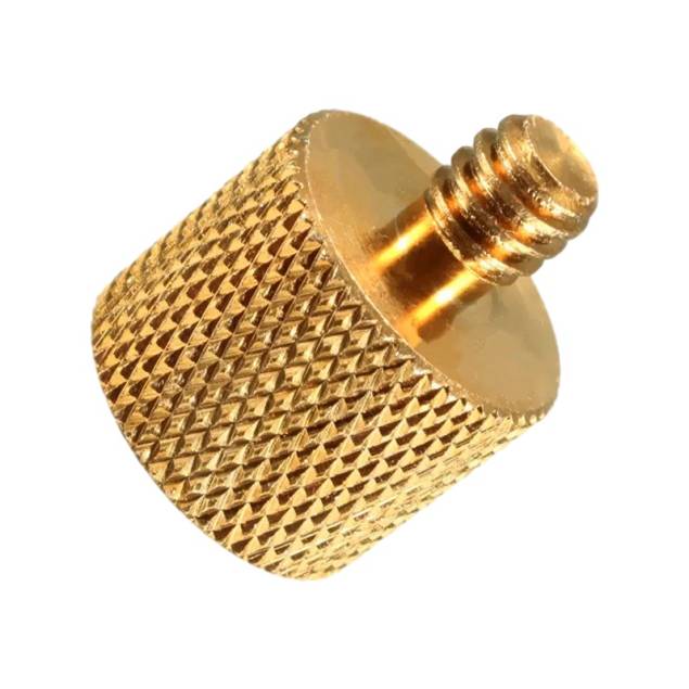 Adapter från 3/8 tum hona till 1/4 tum hane fäste för kameror och stativ Adapter från 3/8 tum hona till 1/4 tum hane fäste för kameror och stativ