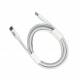 M7 tålig Mac / iPhone / USB-C PD 100W laddningskabel - vit - 2m M7 tålig Mac / iPhone / USB-C PD 100W laddningskabel - vit - 2m