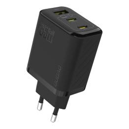 Dudao A29C 65W GaN-laddare + USB-C-kabel - Svart