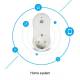 Smart strömkontakt med WiFi för Alexa och Google Home
