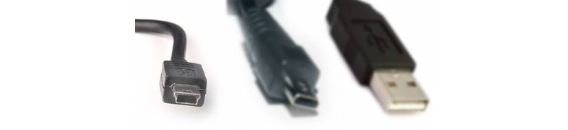 Mini-USB-kontakter och kablar