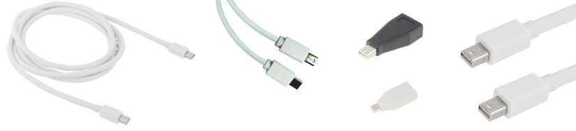 Mini DisplayPort (Thunderbolt) för Mini DisplayPort-adaptrar och-kablar